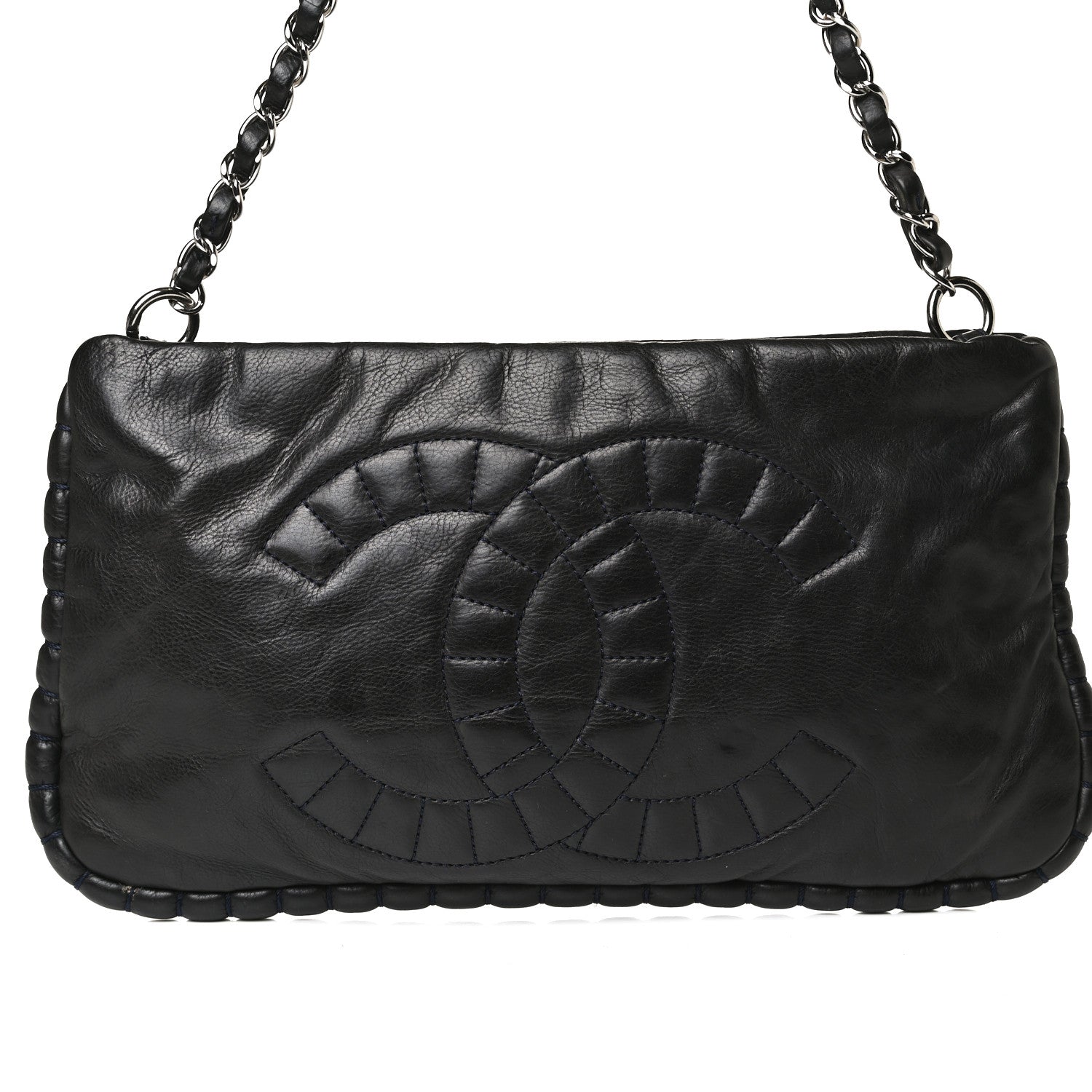 Chanel Calfskin On the Bund Pochette Black 8 of 18