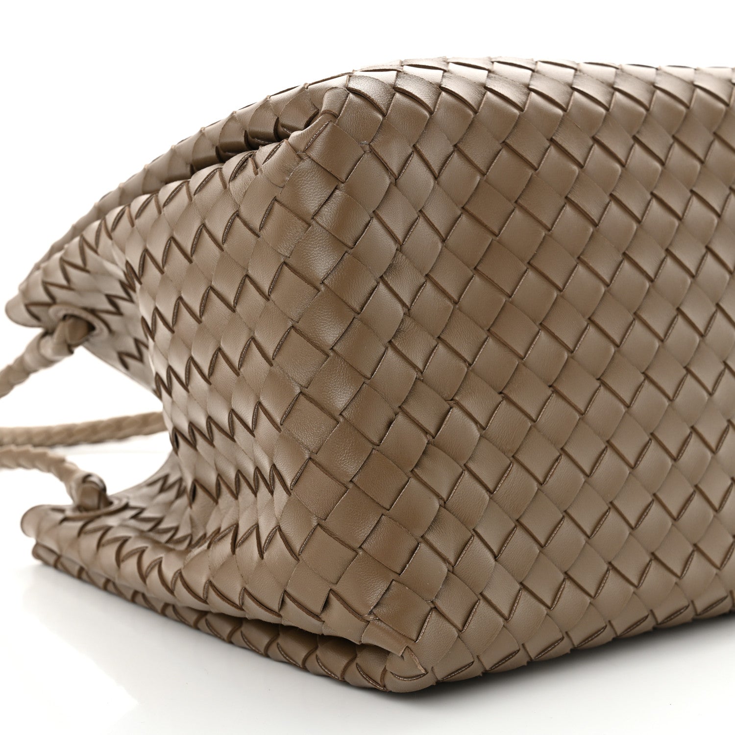 Bottega Veneta Nappa Intrecciato Large Andiamo Parachute Shoulder Bag Pinecone 9 of 10