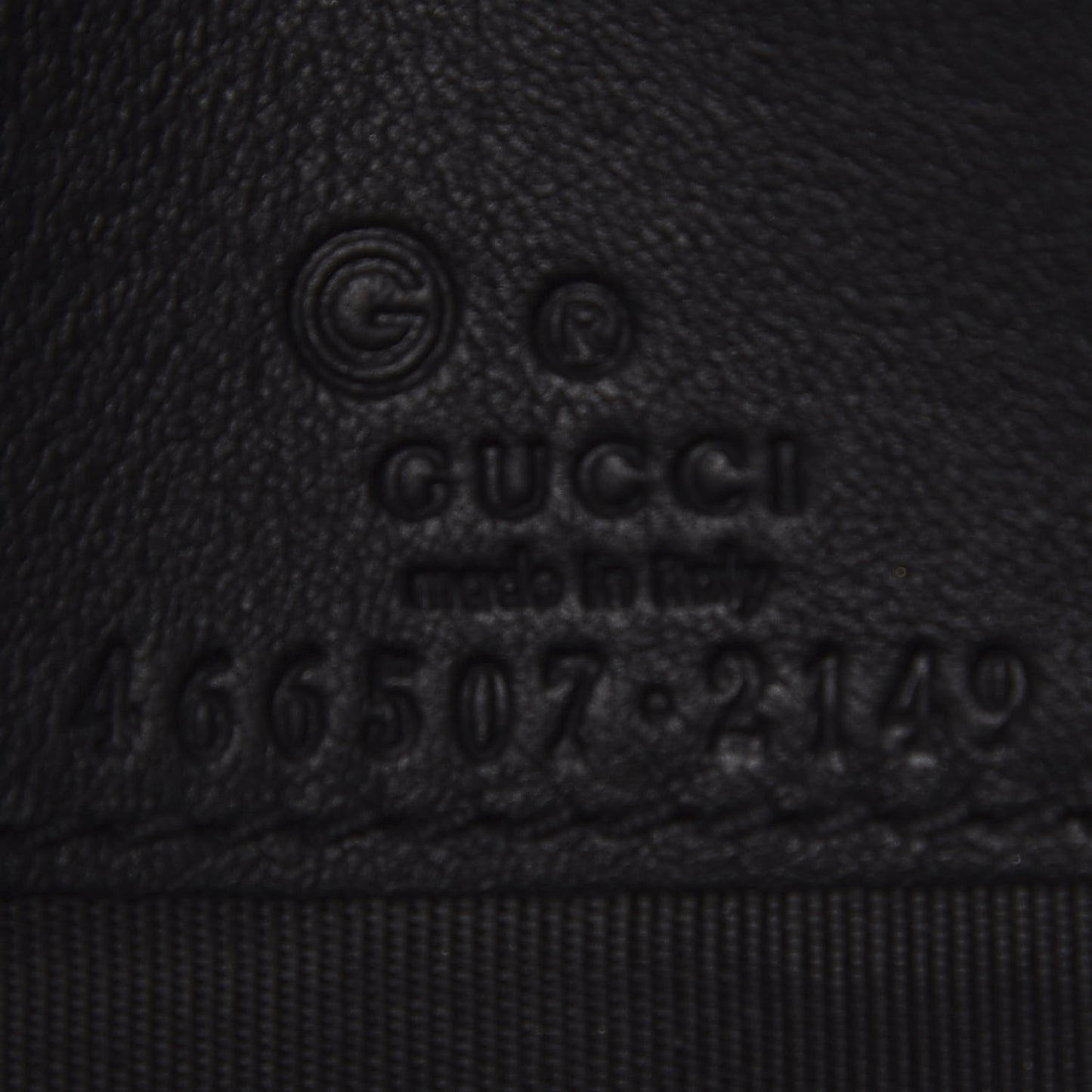 Microguccissima Crossbody Wallet Black