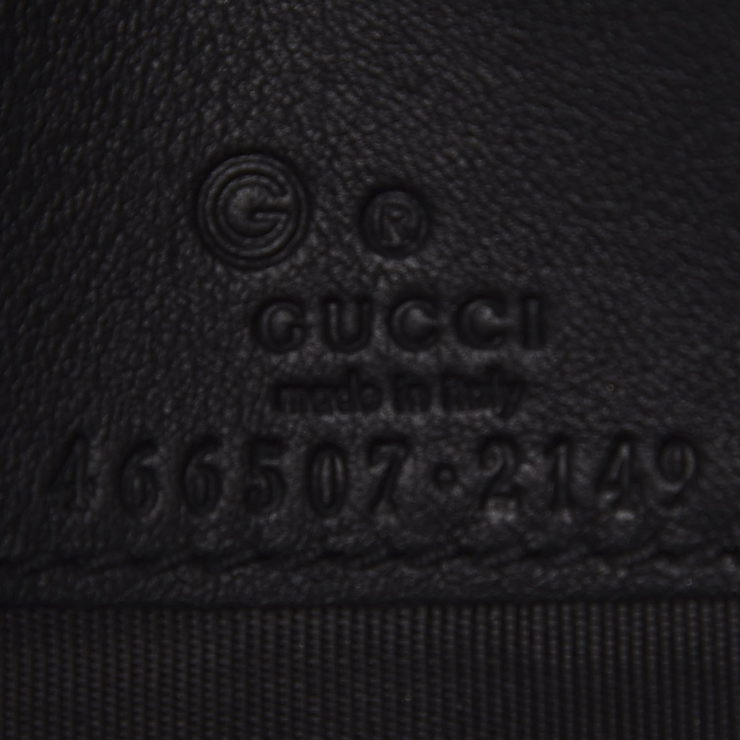 Gucci Microguccissima Crossbody Wallet Black 6 of 9