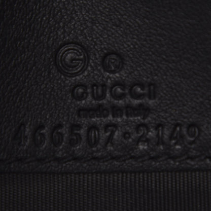 Gucci Microguccissima Crossbody Wallet Black 6 of 9