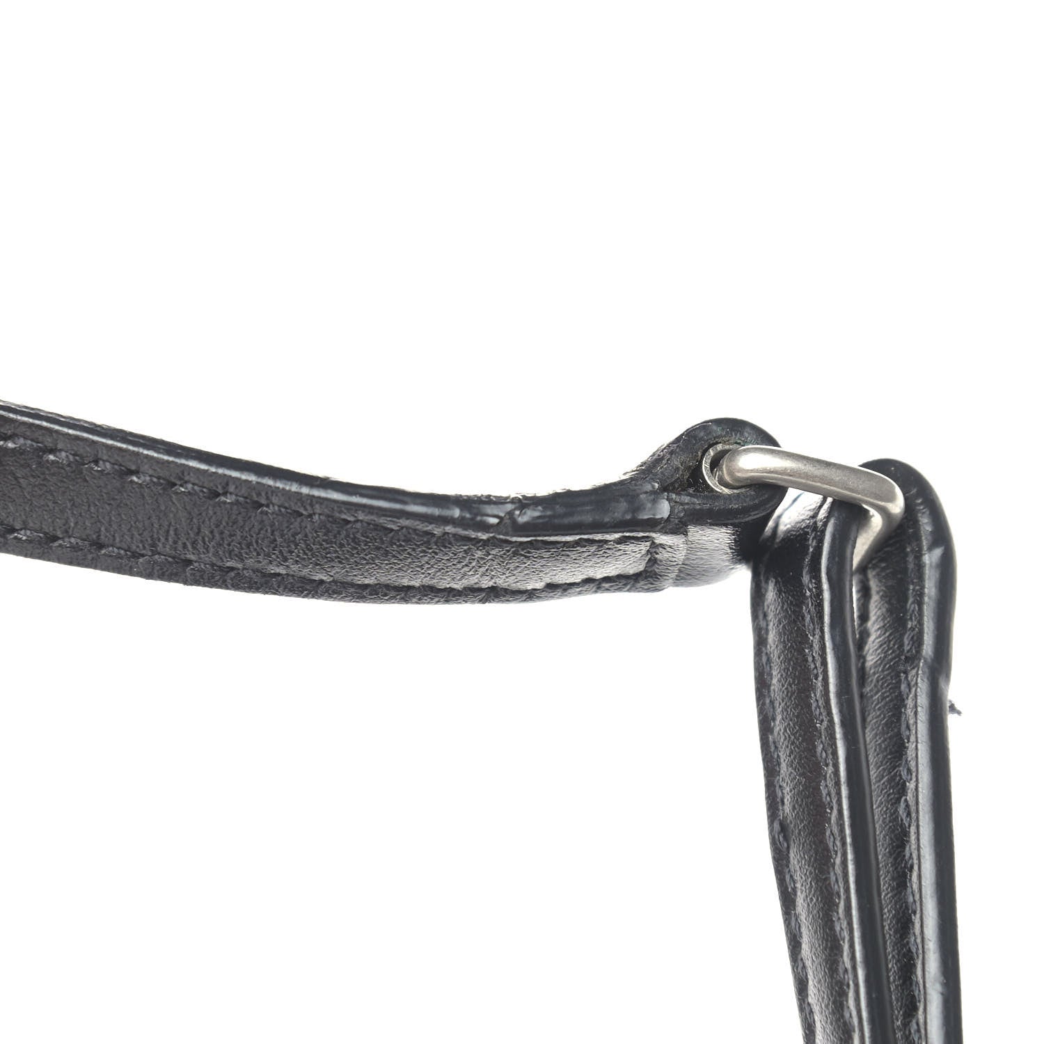 Saint Laurent Calfskin Y Quilted Monogram Toy Loulou Crossbody Bag Black 9 of 10