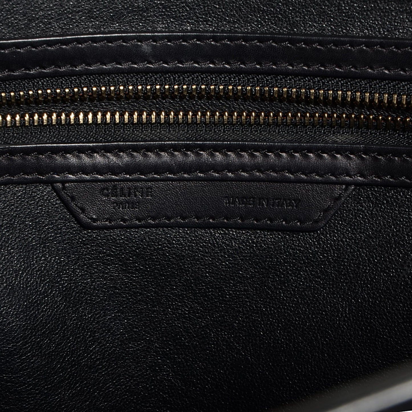Textured Calfskin Suede Mini Tri-Color Luggage Black