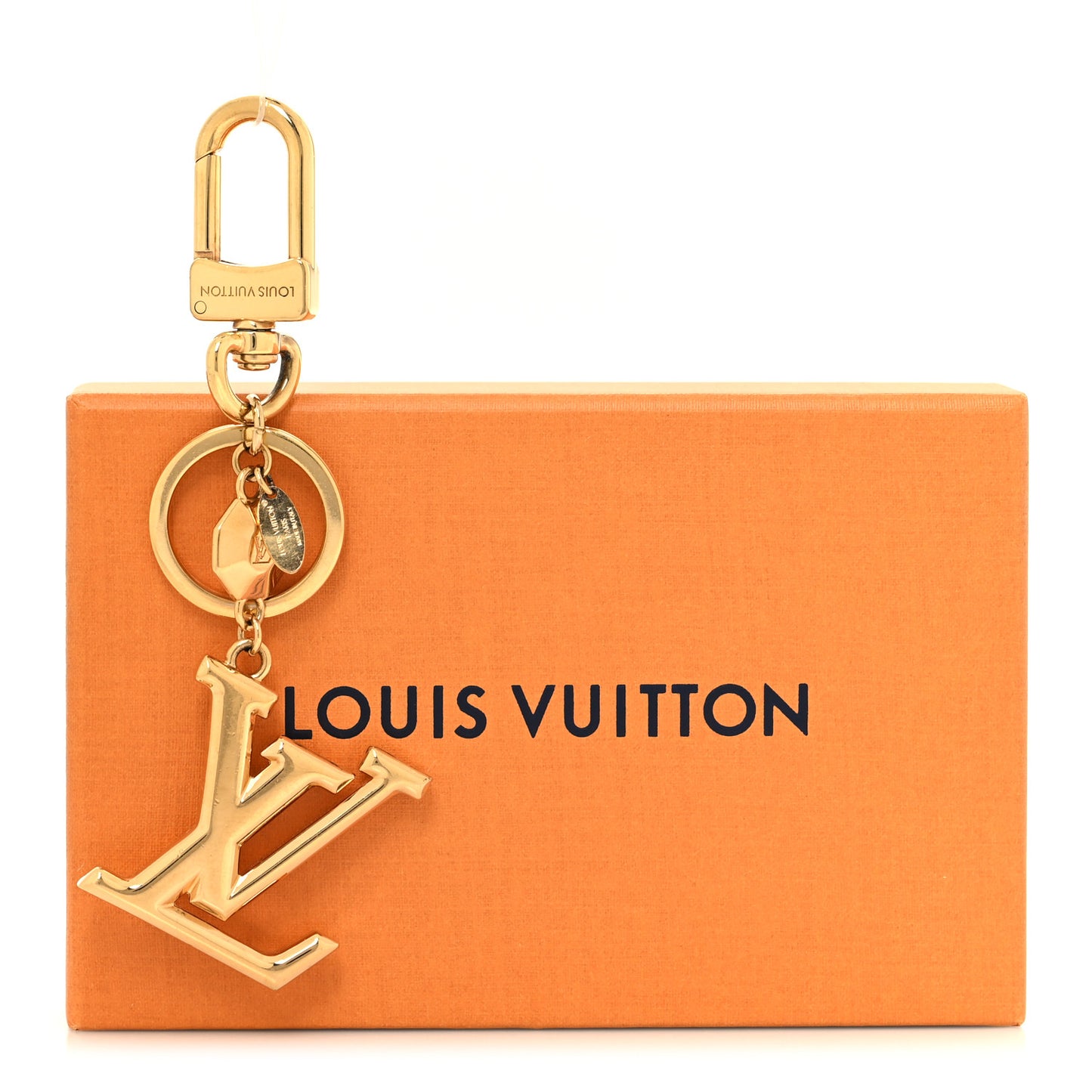 LV Facettes Bag Charm Key Holder Gold