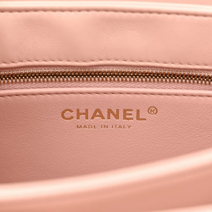 Chanel Lambskin Quilted Small Trendy Chain CC Flap Dual Handle Bag Light Pink 6 of 10