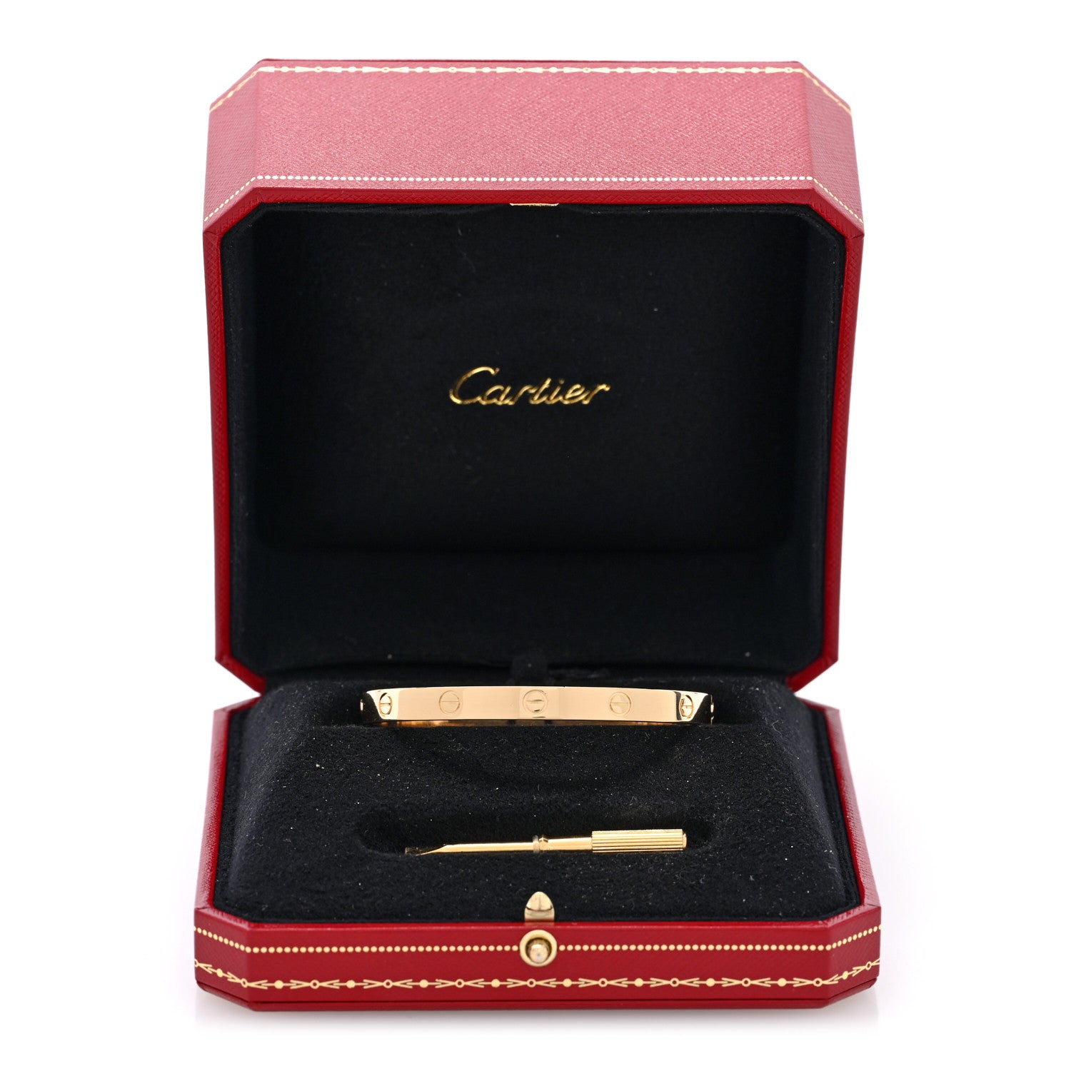 Cartier 18K Yellow Gold LOVE Bracelet 18 8 of 8