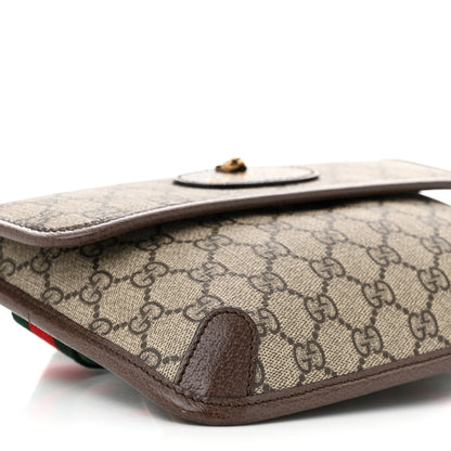 Gucci GG Supreme Monogram Neo Vintage Web Belt Bag Brown 9 of 10