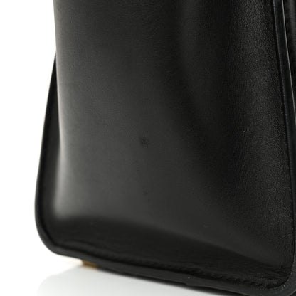 Celine Shrunken Lambski\n Micro Bi-Color Luggage Black White 15 of 16