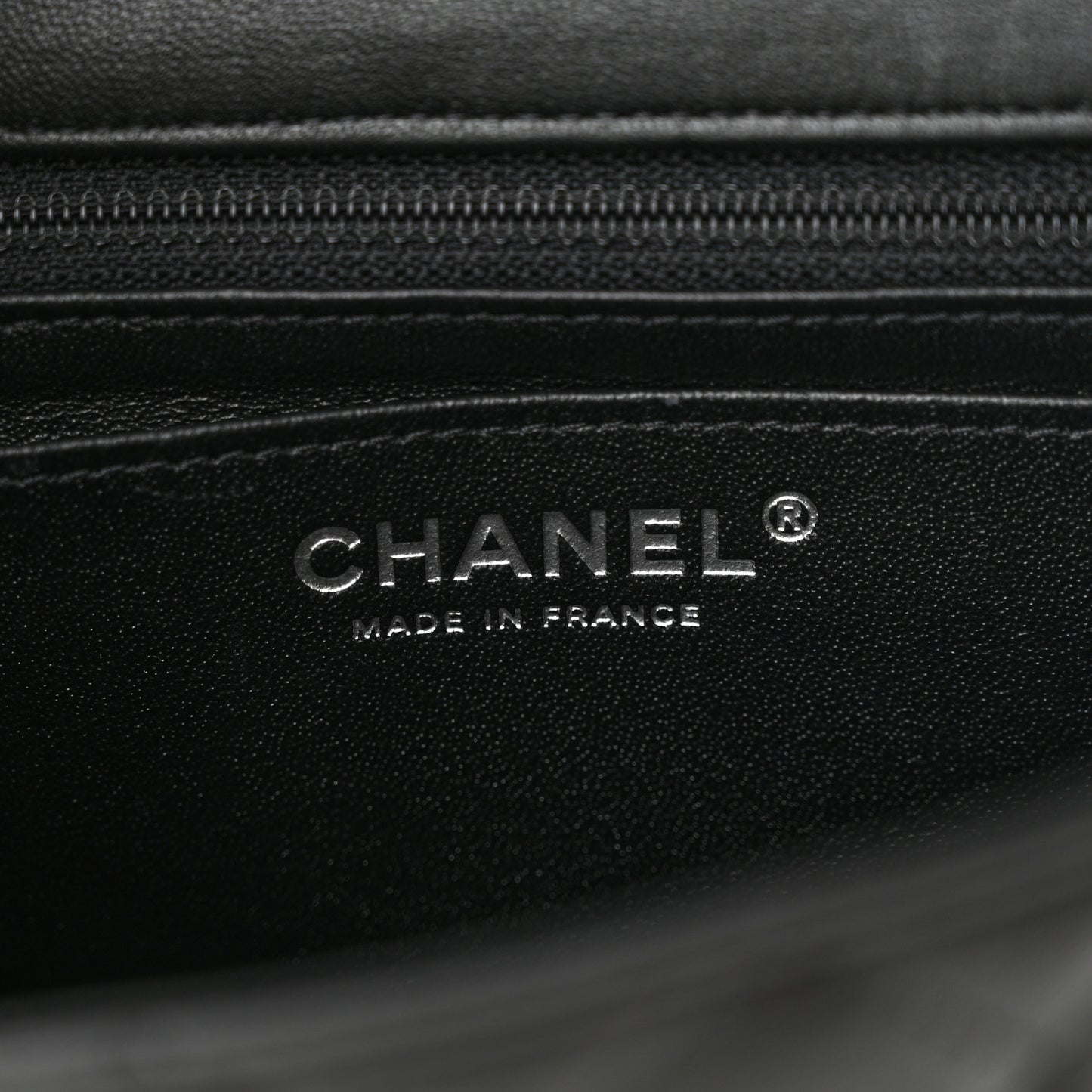 Lambskin Quilted Mini Rectangular Flap So Black