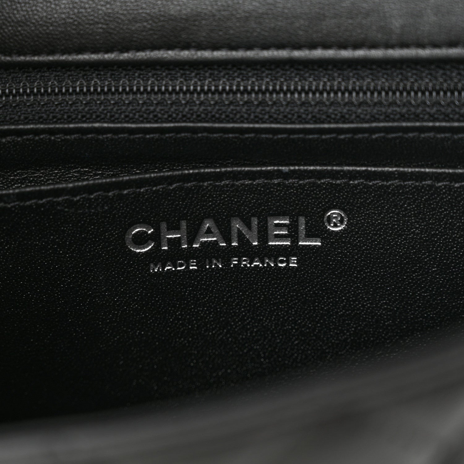 Chanel Lambskin Quilted Mini Rectangular Flap So Black 6 of 12