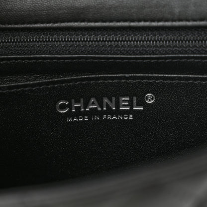 Chanel Lambskin Quilted Mini Rectangular Flap So Black 6 of 12