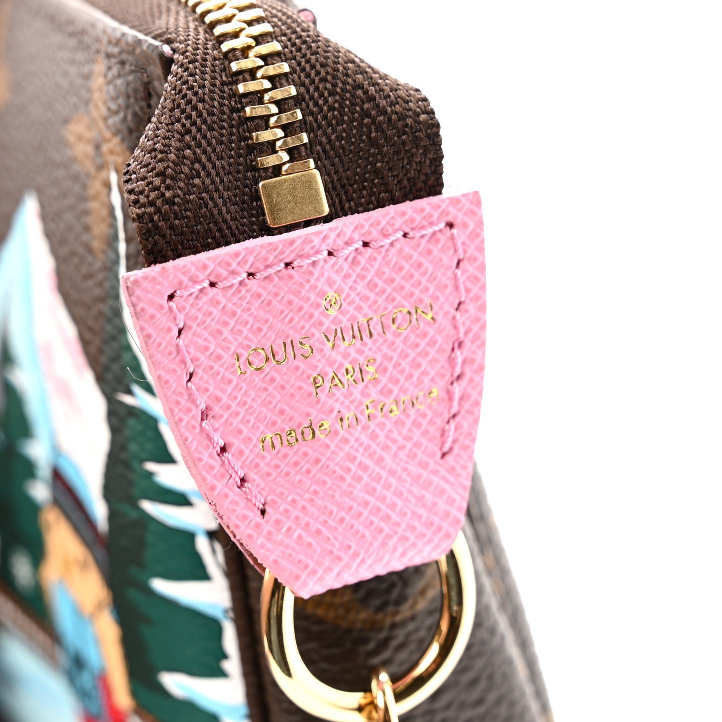 Monogram 2023 Christmas Animation Alpine Mini Pochette Accessories Pink