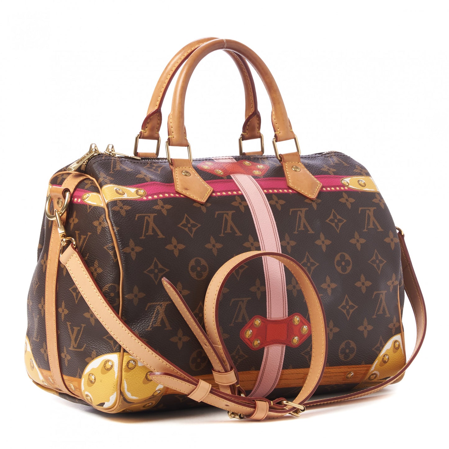 Monogram Summer Trunks Speedy Bandouliere 30