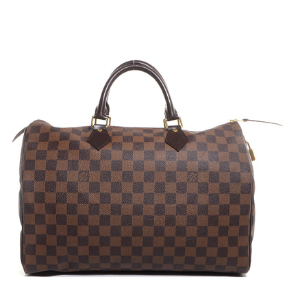 Louis Vuitton Damier Ebene Speedy 35 1 of 7