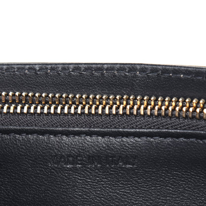 Christian Dior Metallic Patent Micro-Cannage Diorama Wallet on Chain Pouch Gold 6 of 20