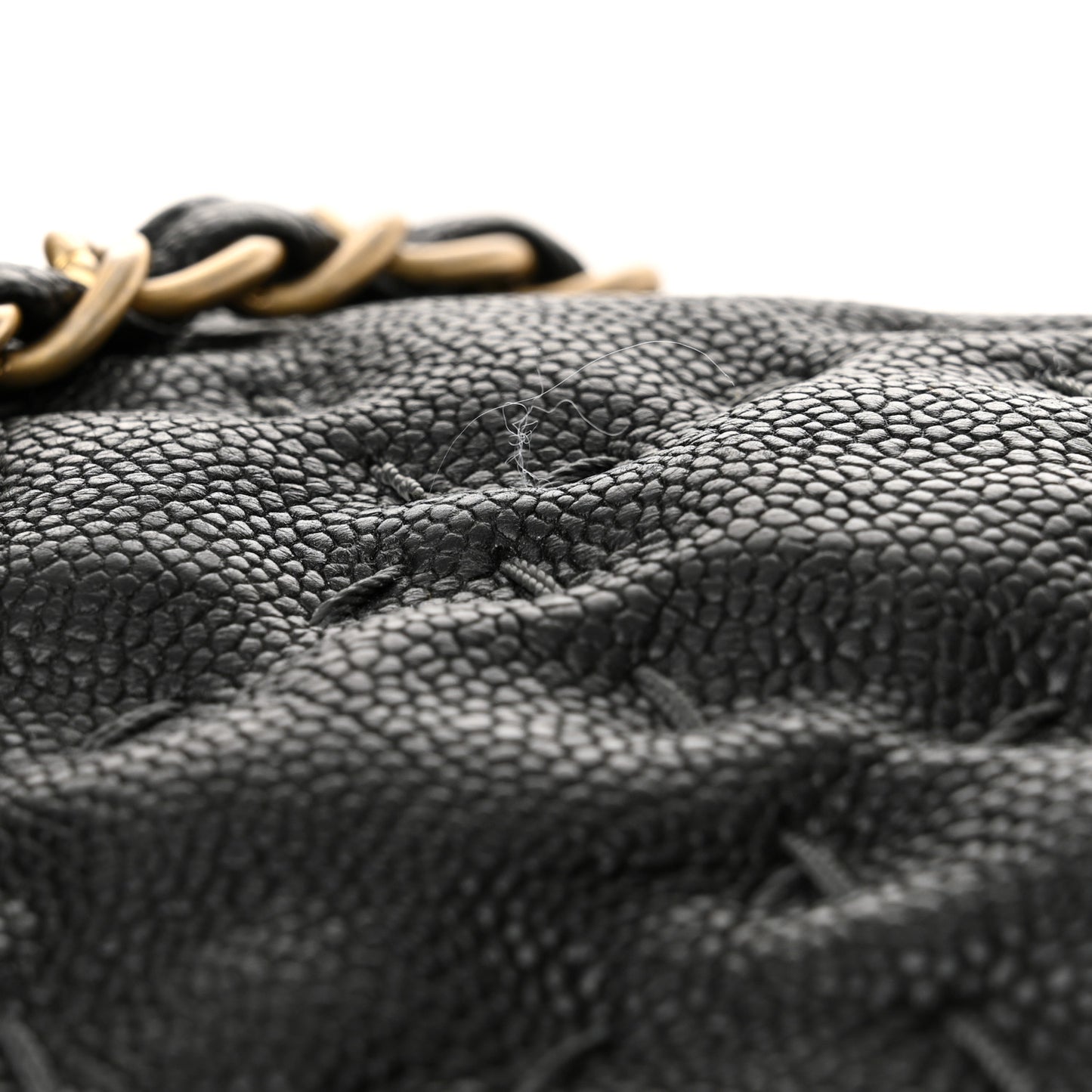 Caviar Wild Stitch Tote Black