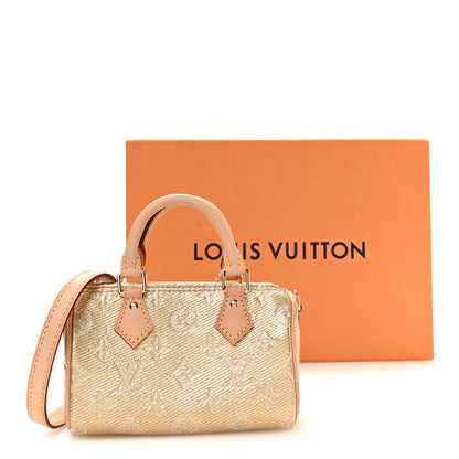 Louis Vuitton Monoglam Nano Speedy Beige 9 of 9