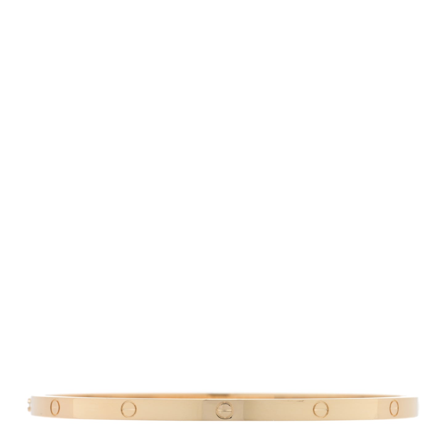 18K Yellow Gold Small LOVE Bracelet 19