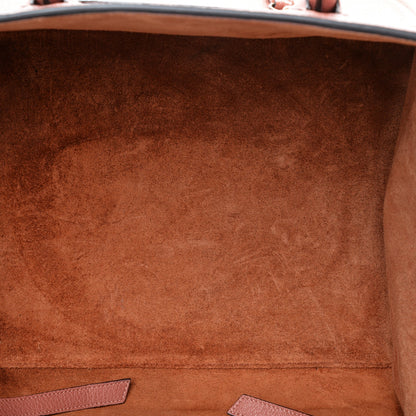 Celine Shiny Grained Calfskin Medium Phantom Luggage Terracotta 6 of 8