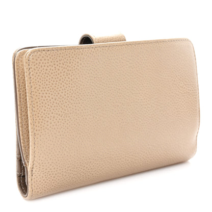 Chanel Caviar Timeless CC French Wallet Beige 3 of 11