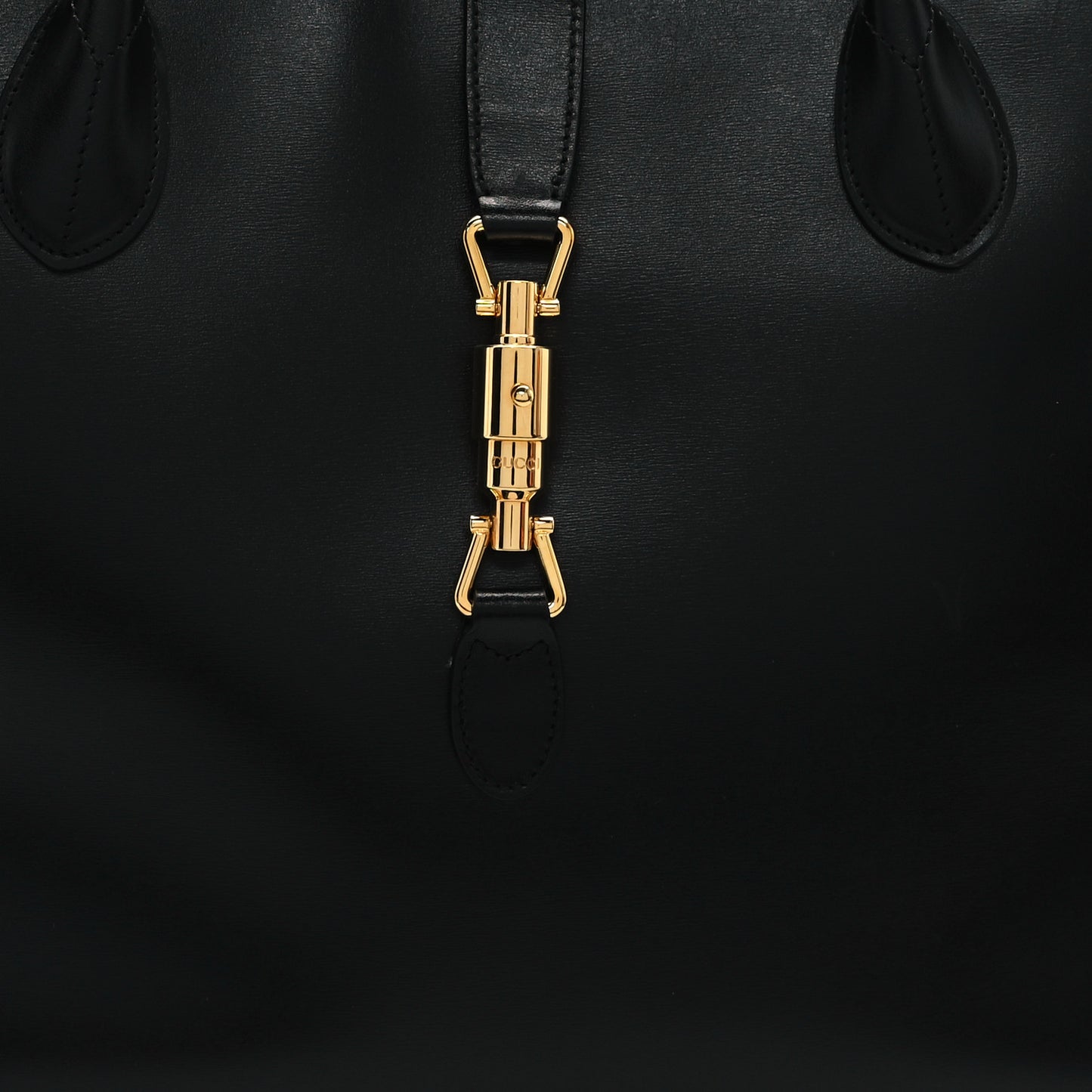 Boarded Plutone Calfskin Large Jackie 1961 Tote Black