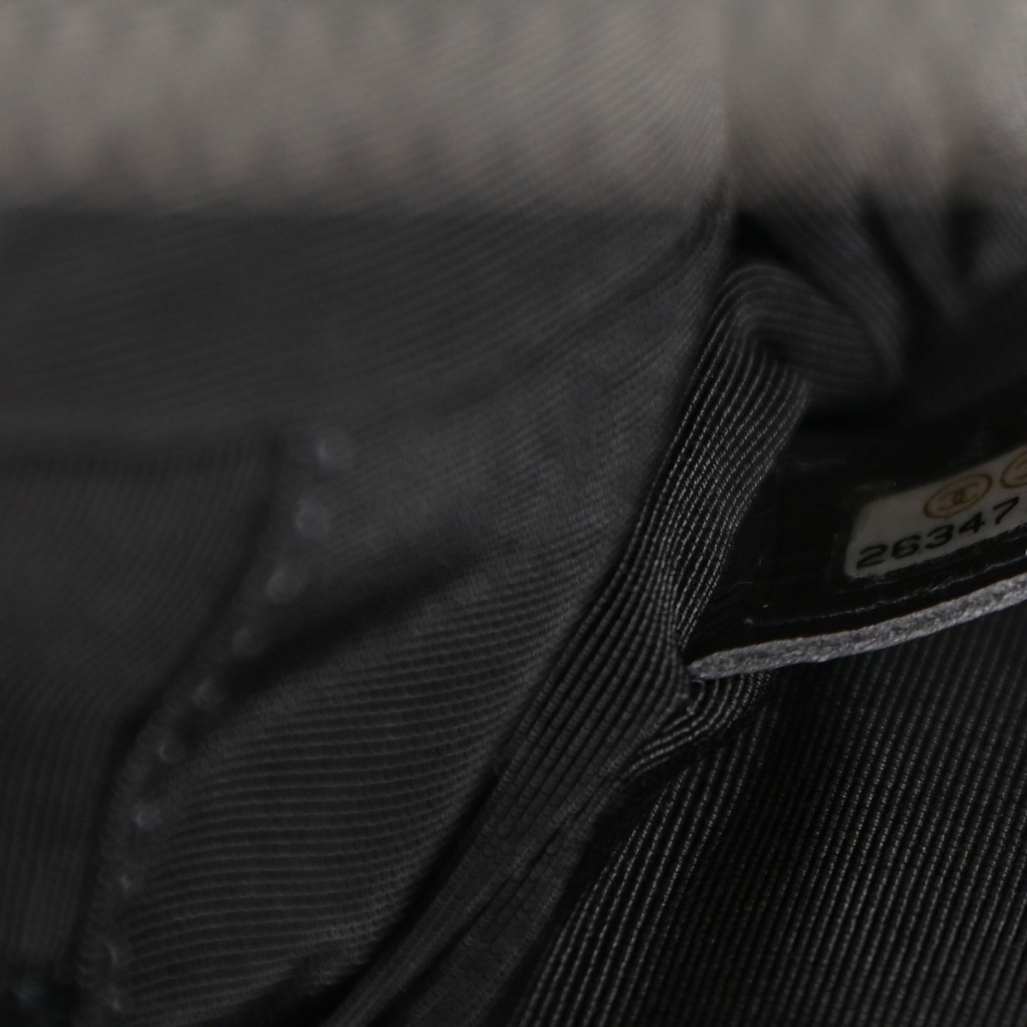 Calfskin Quilted Waist Bag Dark Grey