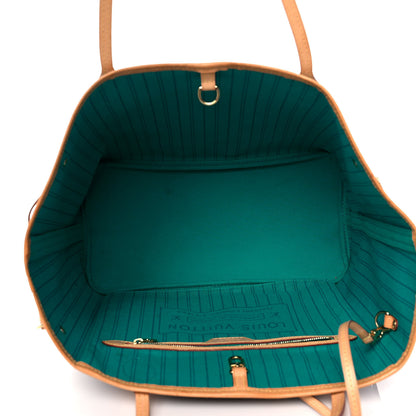 Louis Vuitton Monogram V Neverfull MM Turquoise 6 of 22