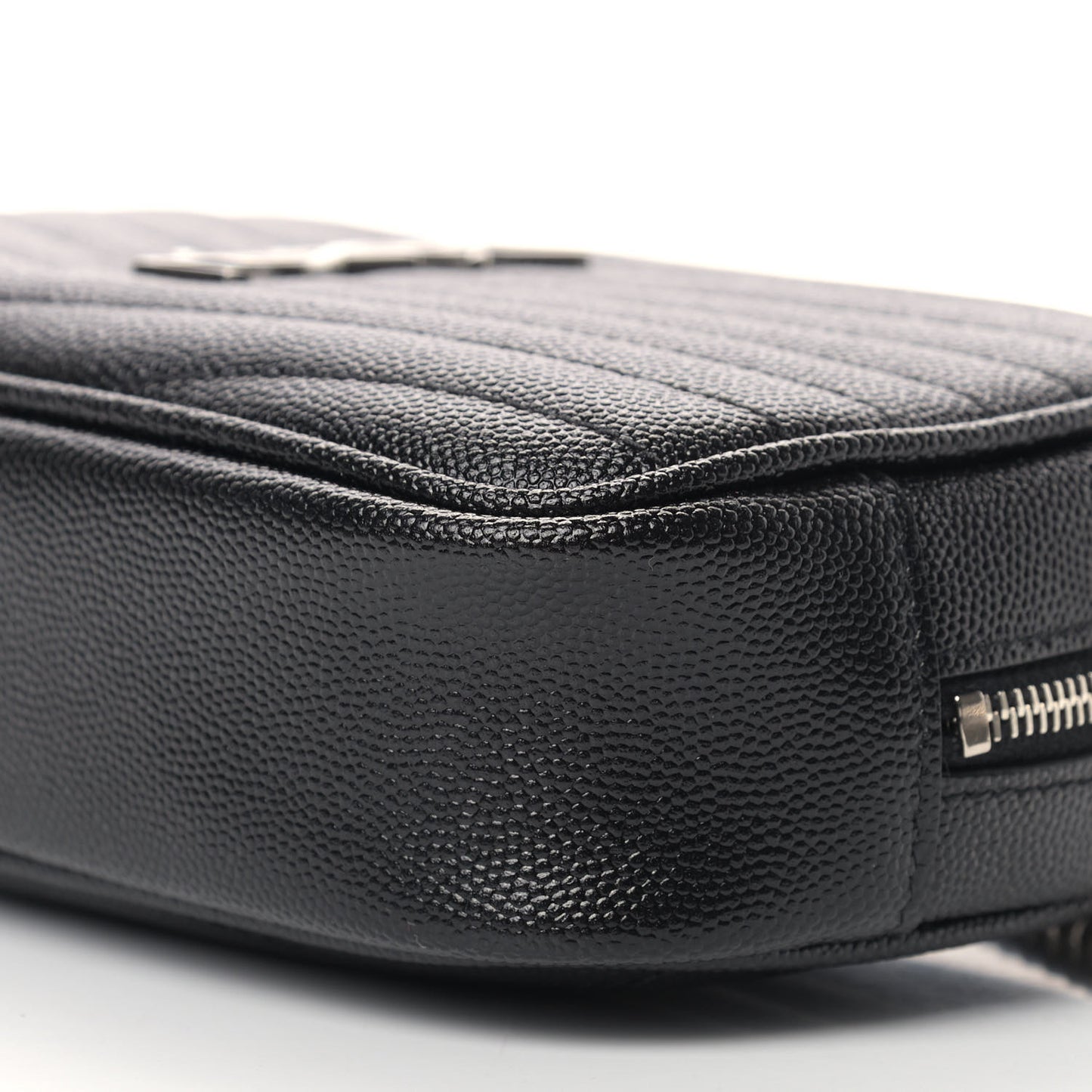 Grain De Poudre Matelasse Monogram Mini Lou Camera Bag Black