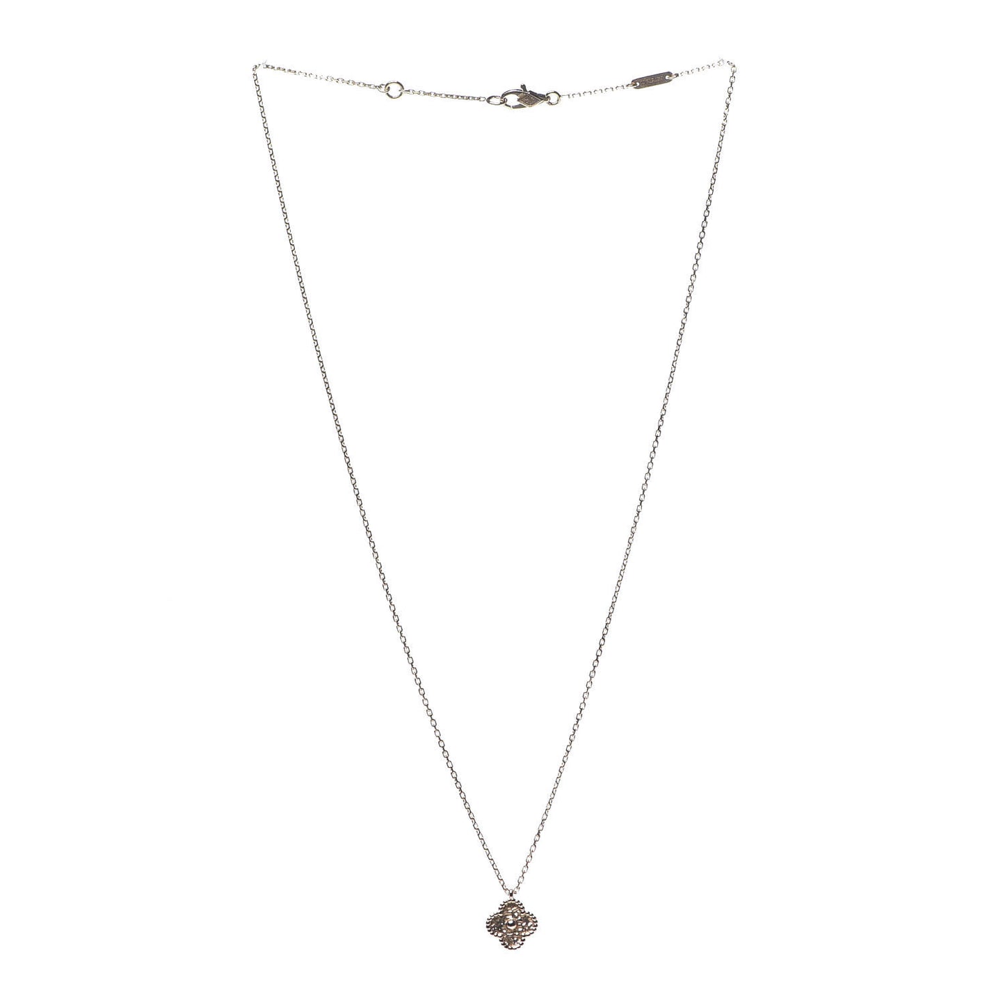 18K Rose Gold Sweet Alhambra Pendant Necklace
