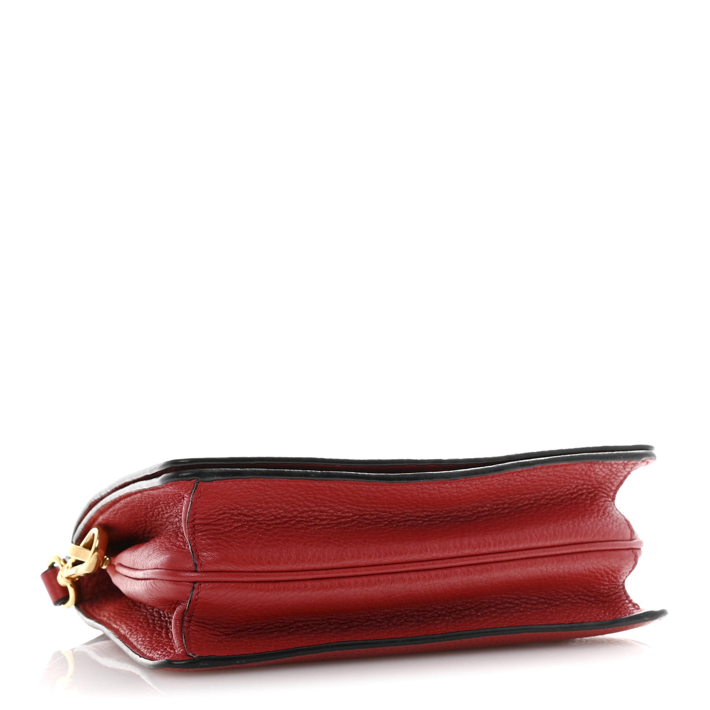 Vitello Daino Flap Crossbody Rosso