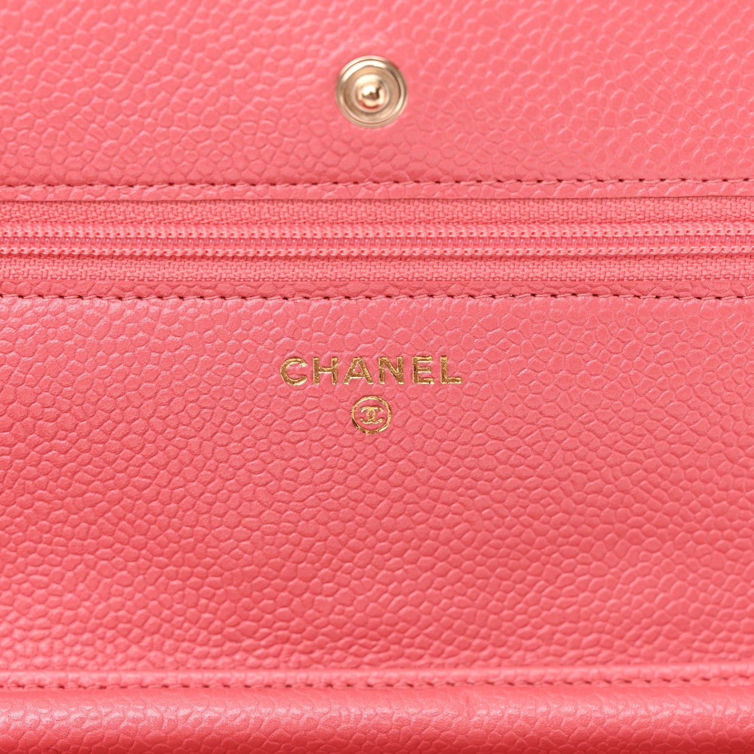 Chanel Caviar Quilted Wallet on Chain WOC Pink 6 of 11