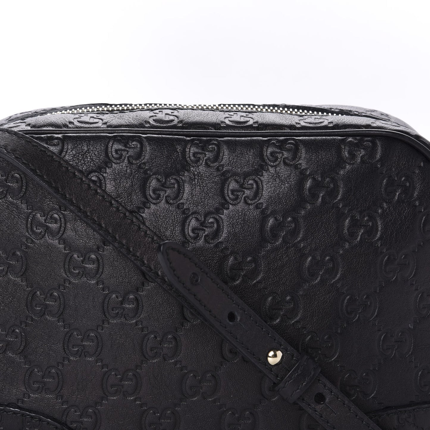 Guccissima Mini Bree Messenger Bag Black
