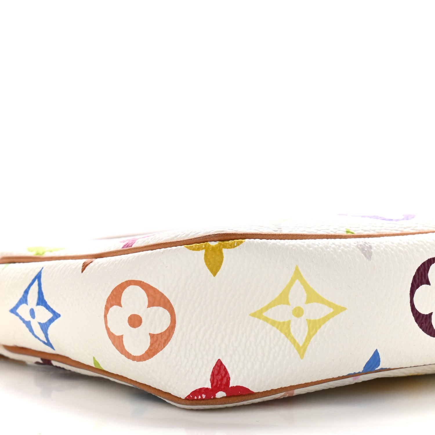 Louis Vuitton Monogram Multicolor Pochette Accessories White 8 of 9