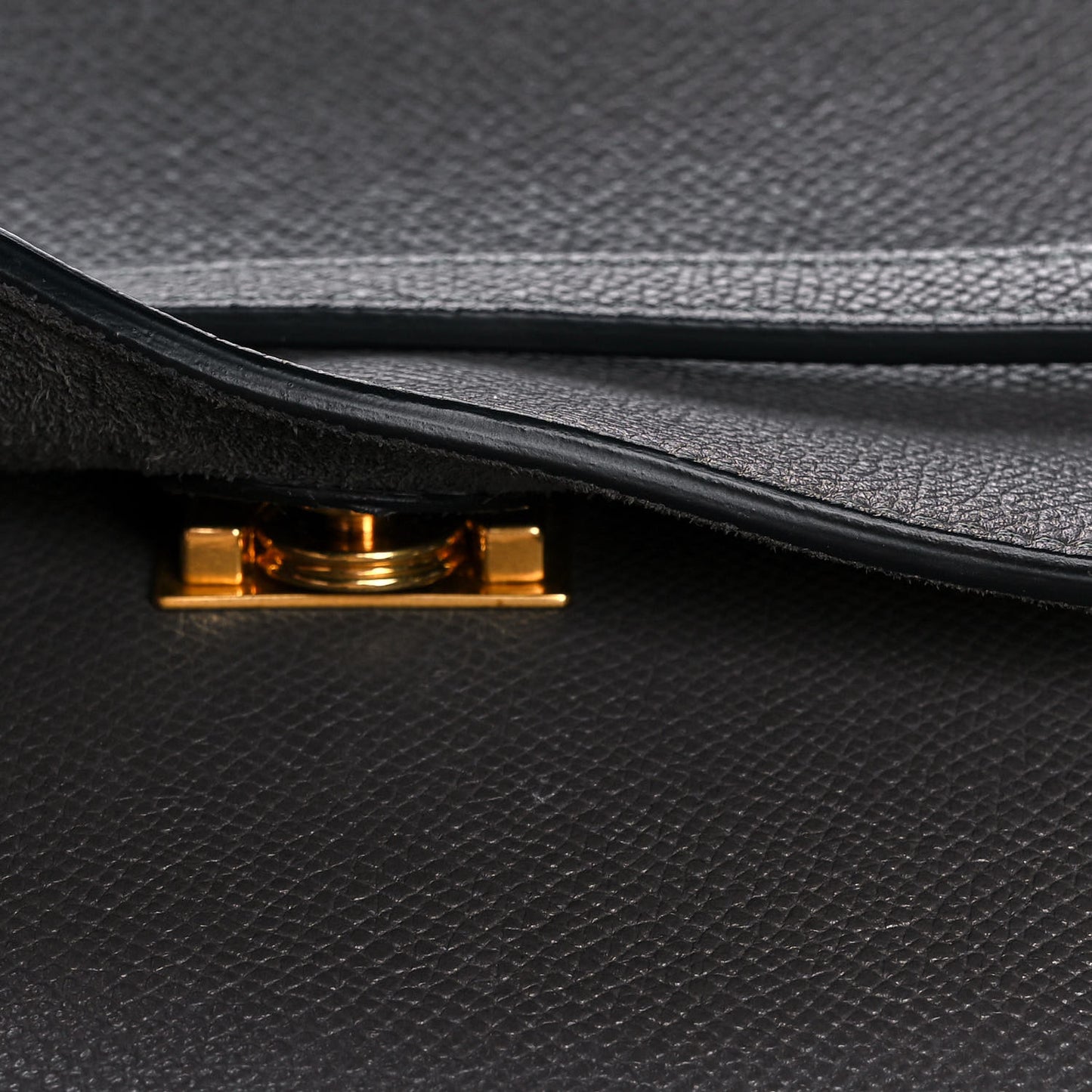 Grained Calfskin Mini Belt Bag Grey