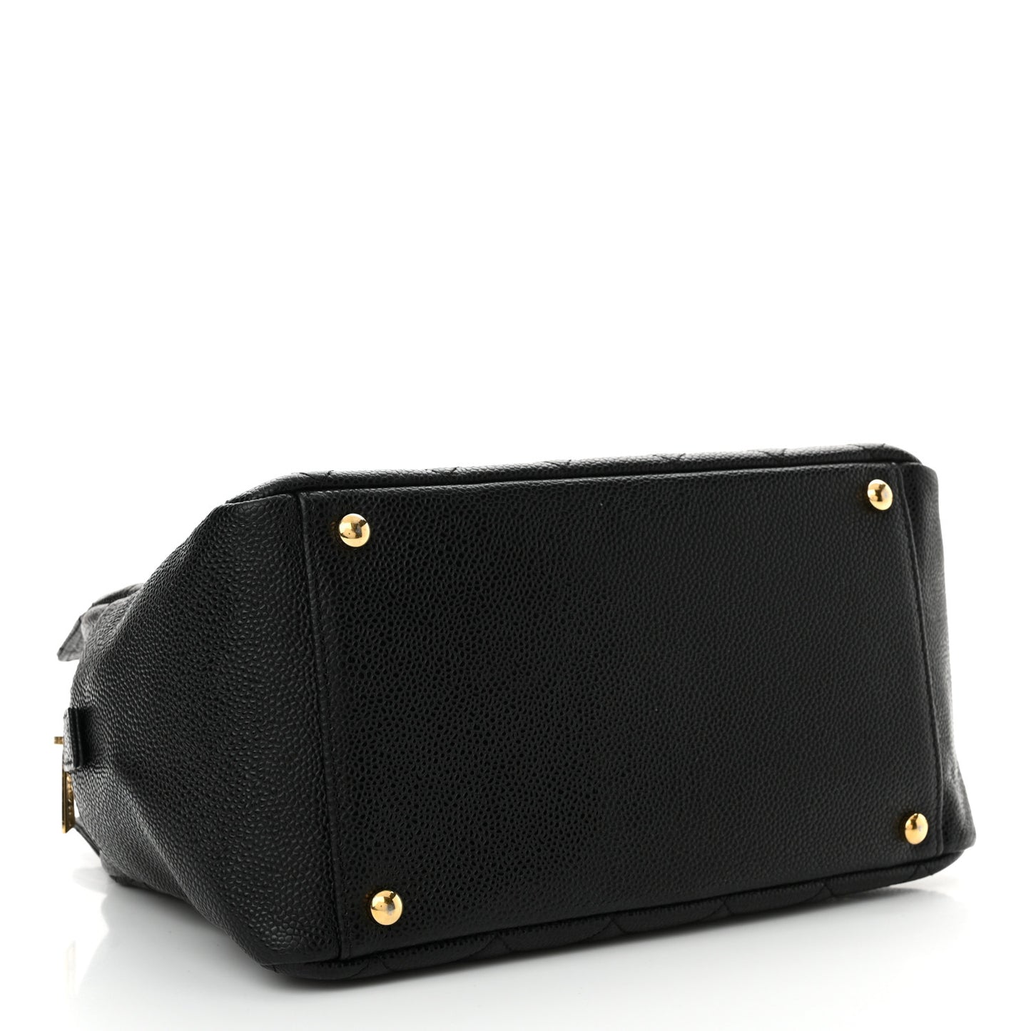 Caviar Quilted Petit Timeless Tote PTT Black