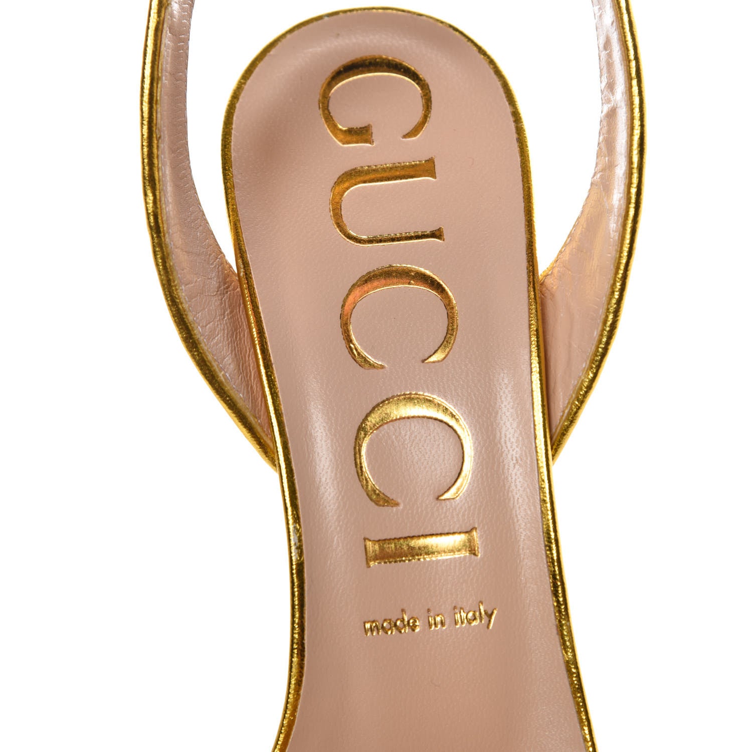 Gucci Glitter Soko Bee Platform High Heel Sandals 40 Argento Oro Vecchio 7 of 10