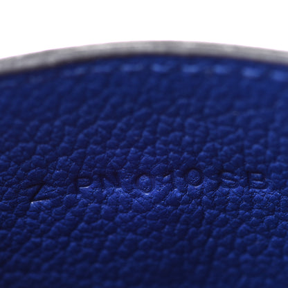 Hermes Tadelakt Chevre Mysore Kelly Quelle Idole Bag Charm Bleu Electrique Feu Jaune De Naples Vert Verone 5 of 6