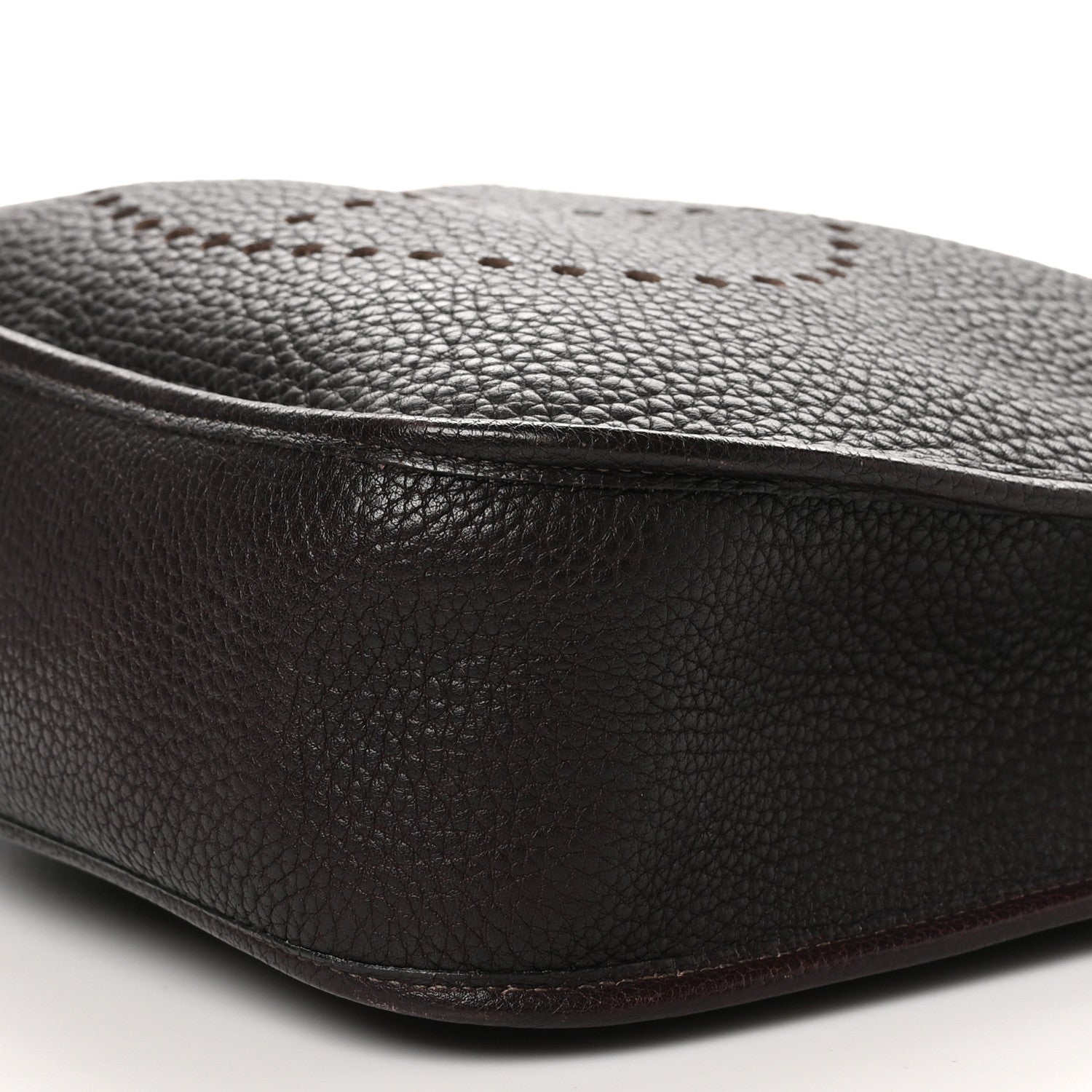 Hermes Taurillon Clemence Evelyne GM Chocolate 10 of 10