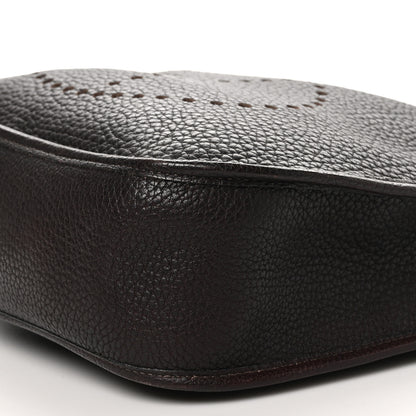 Hermes Taurillon Clemence Evelyne GM Chocolate 10 of 10