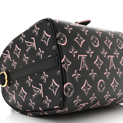 Louis Vuitton Monogram Fall for You Speedy Bandouliere 25 Black 8 of 10