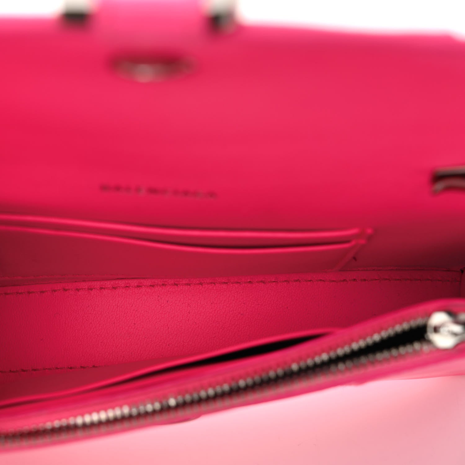 Balenciaga Shiny Box Calfskin XS Hourglass Wallet On Chain Fluo Pink 5 of 9