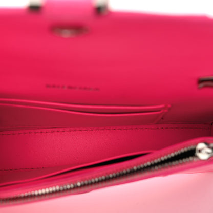 Balenciaga Shiny Box Calfskin XS Hourglass Wallet On Chain Fluo Pink 5 of 9
