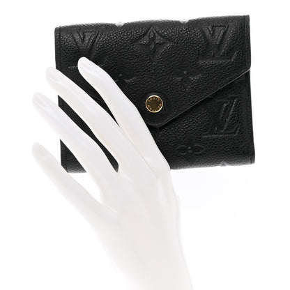 Louis Vuitton Empreinte Victorine Wallet Black 2 of 7