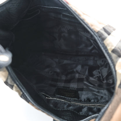 Burberry House Check Quilted Brook Hobo Black 5 of 11