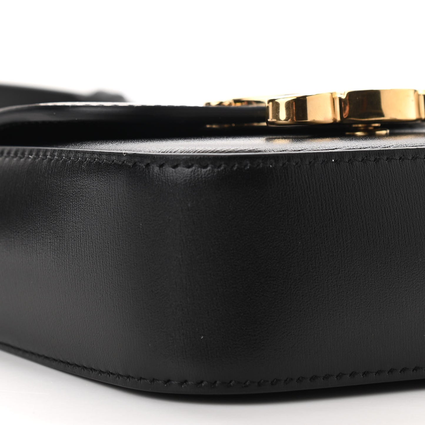 Shiny Calfskin Mini Triomphe Black