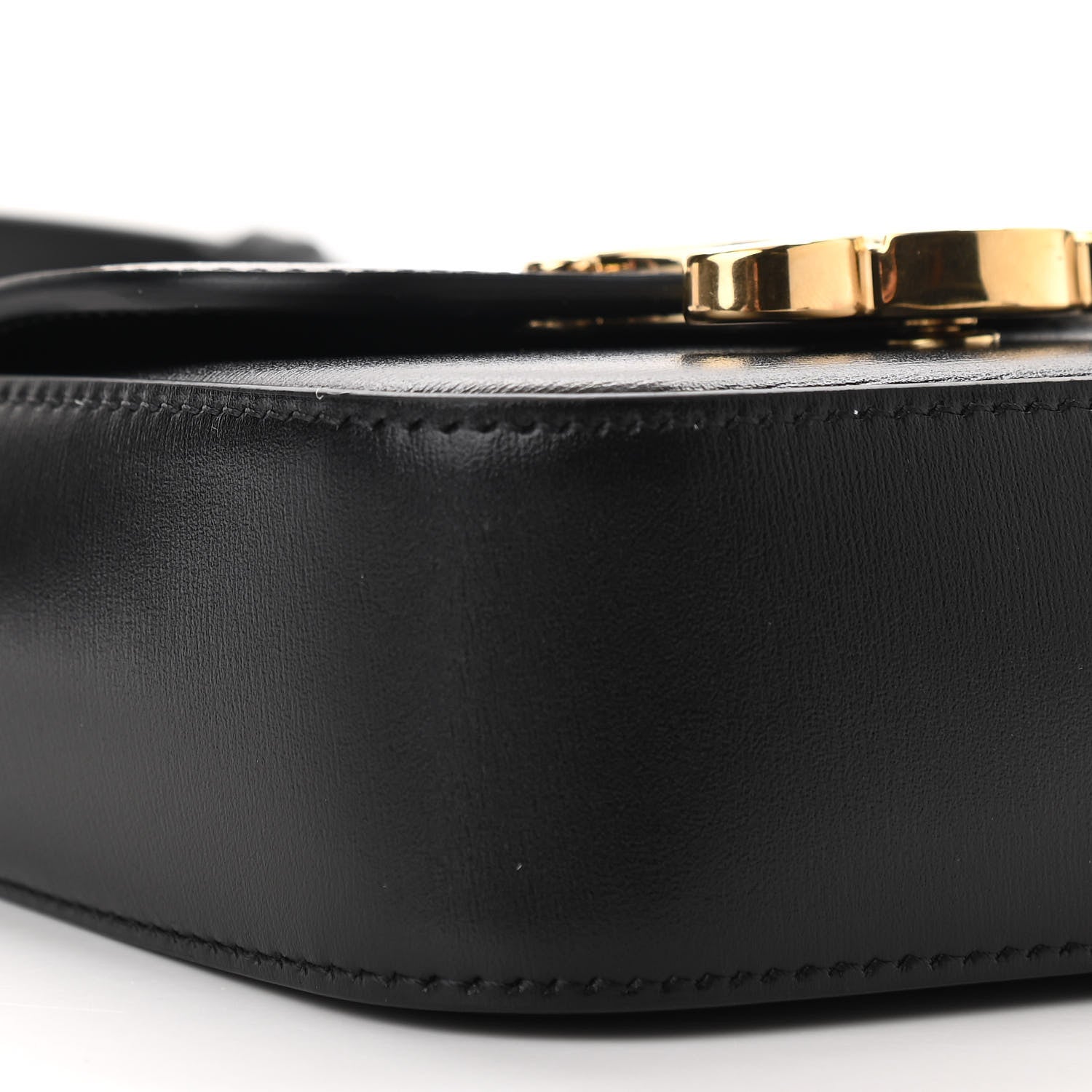 Celine Shiny Calfskin Mini Triomphe Black 8 of 9