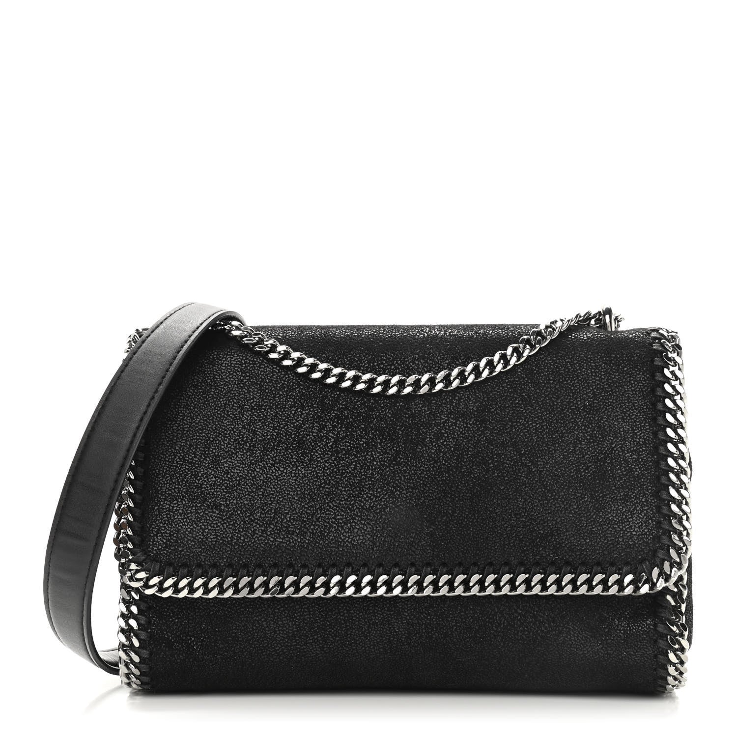 Stella McCartney Shaggy Deer Falabella Messenger Black 1 of 10