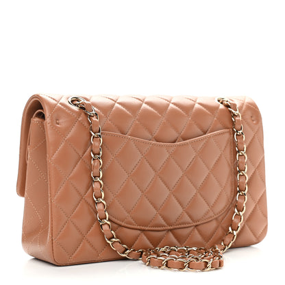 Chanel Lambskin Quilted Medium Double Flap Brown 2 of 10
