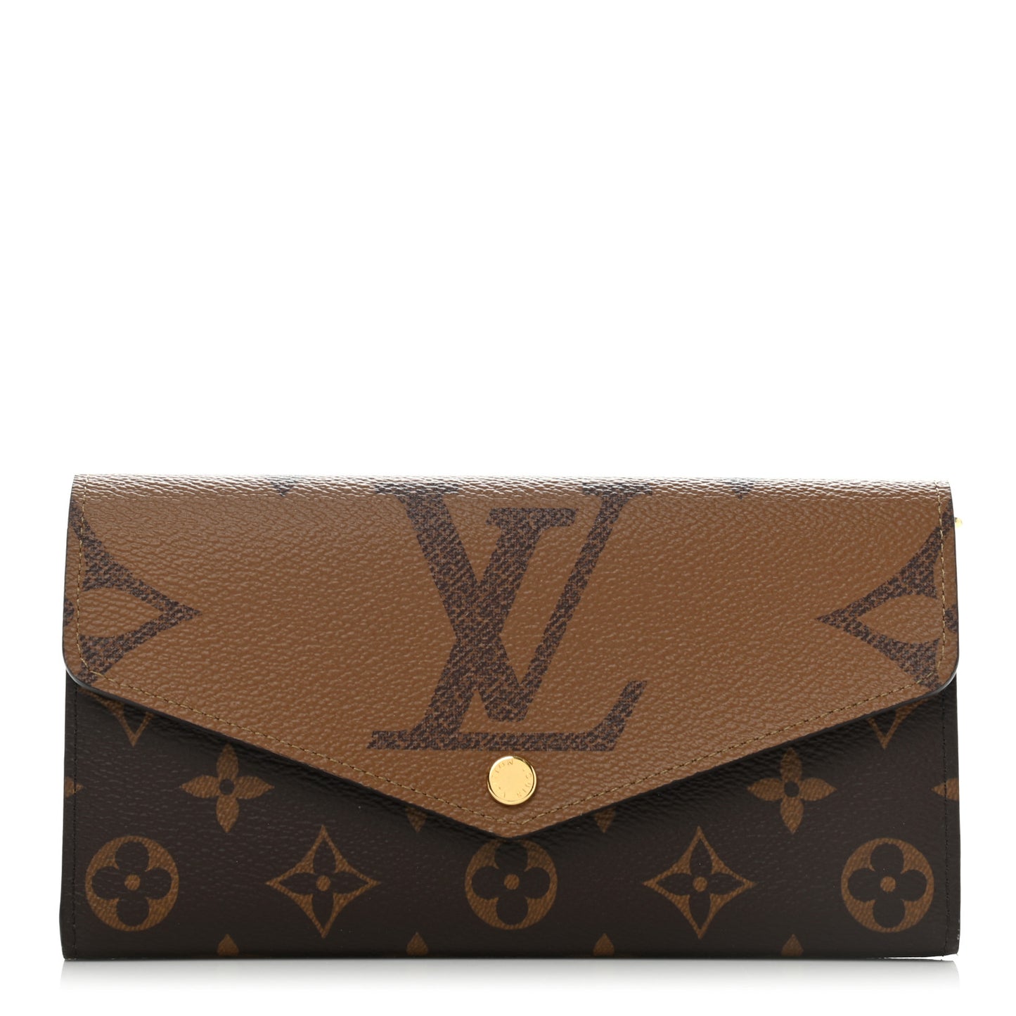 Reverse Monogram Giant Sarah Wallet