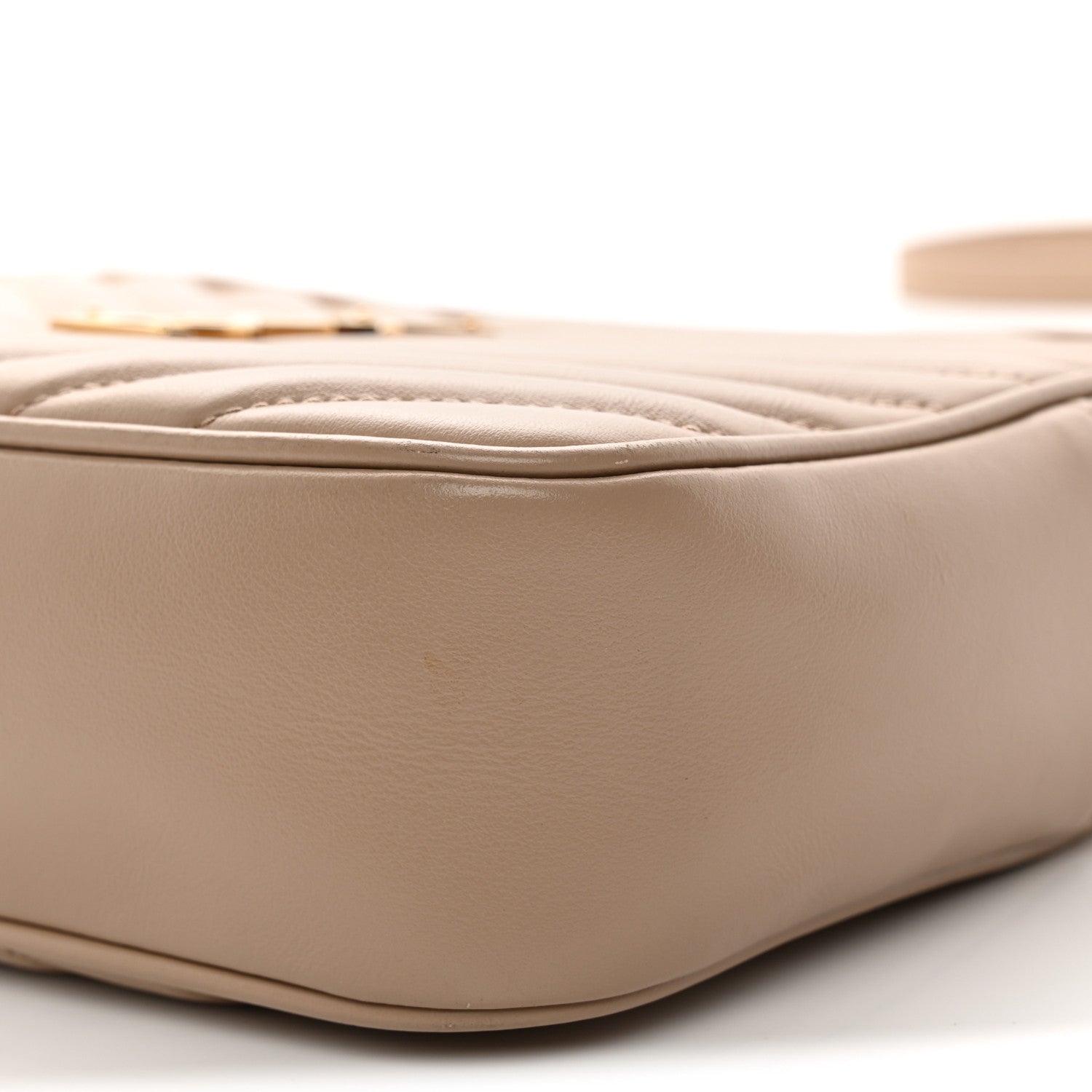 Saint Laurent Calfskin Matelasse Monogram Lou Camera Bag Dark Latte 10 of 12